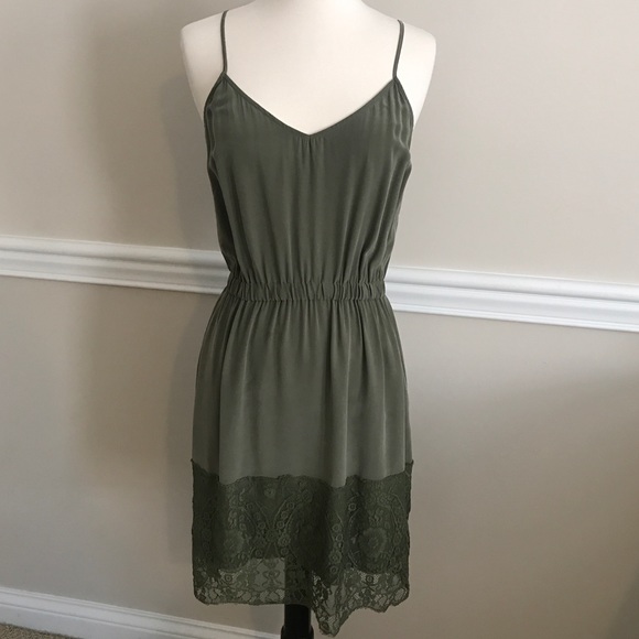 lace bottom slip dress